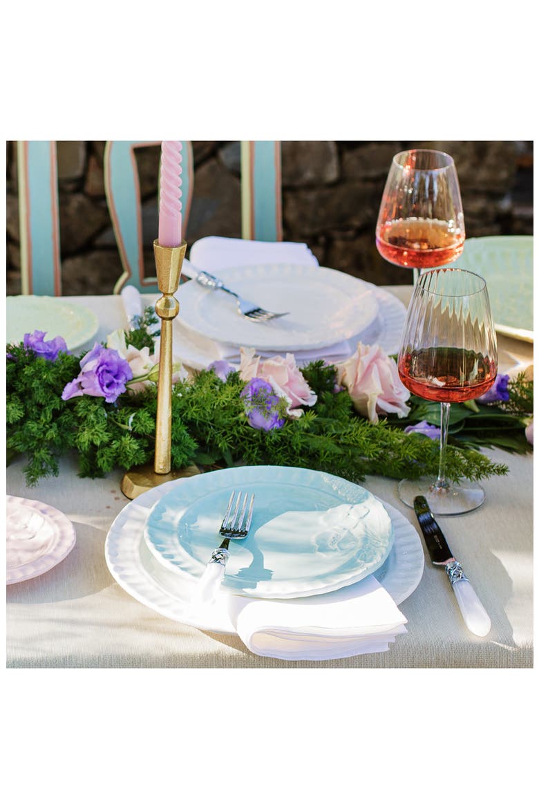 Pietra Fiori Salad Plate, Alternate, color, BLUE