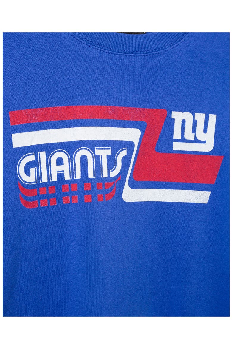 Giants Graphic Retro Cropped Sweatshirt, Alternate, color, LIBERTY