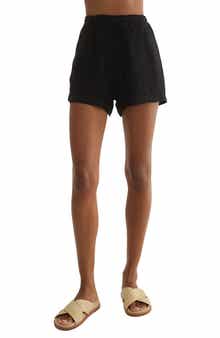 Drawstring Waist Shorts