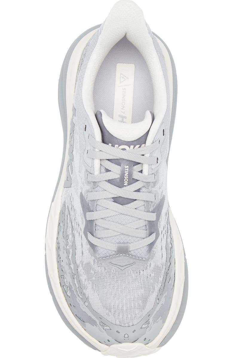 HOKA Stinson ATR 7 Running Shoe, Alternate, color, Stardust / Alabaster