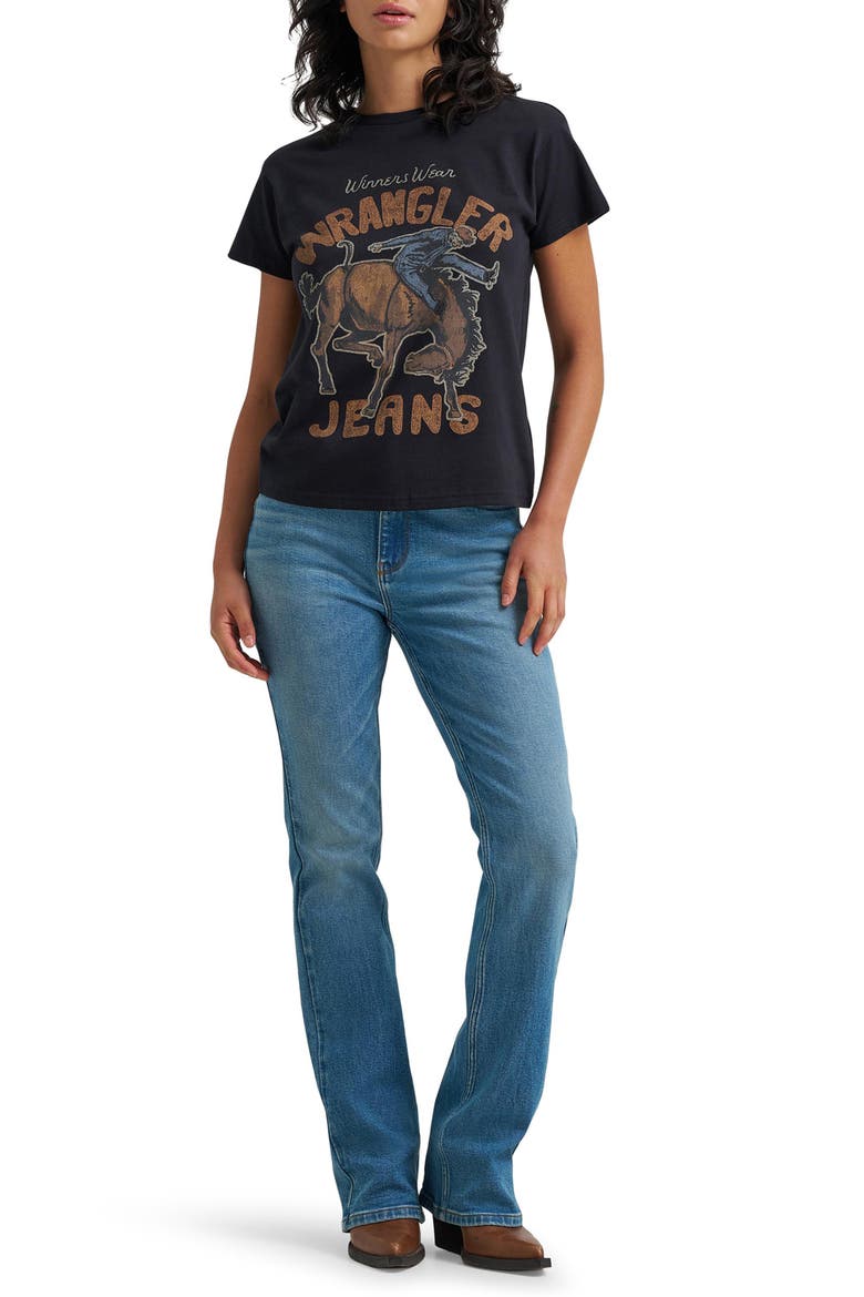 Retro Regular Fit Graphic T-Shirt, Alternate, color, BLACK BEAUTY
