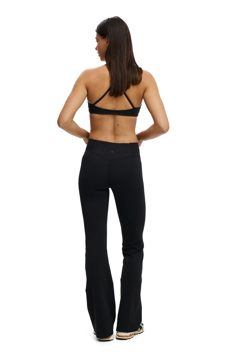 COTTON ON BODY Women's Active Ultra Soft Scrunch Front Flare, Alternate, color, Black