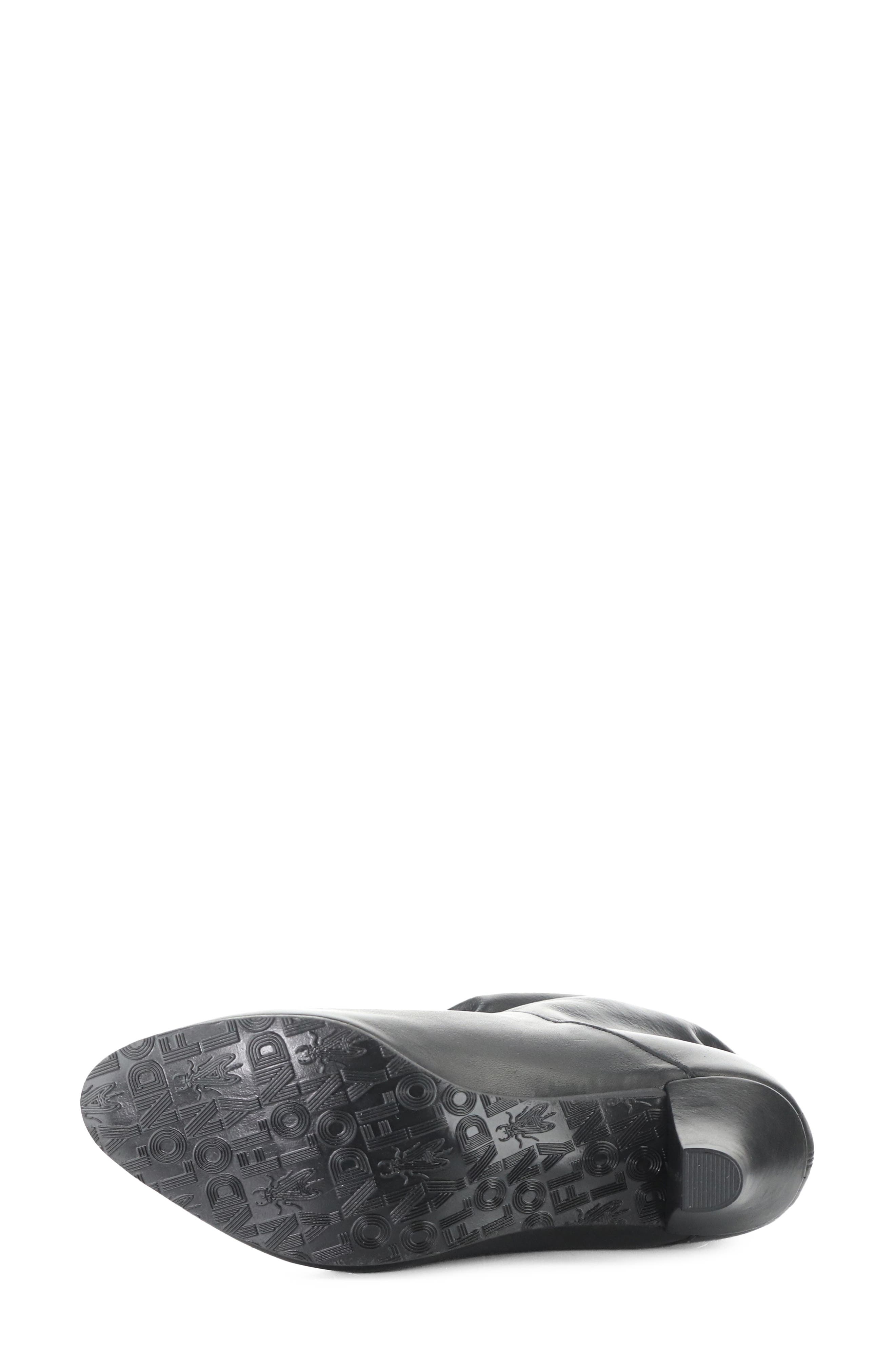 Pulk Almond Toe Bootie, Alternate, color, BLACK