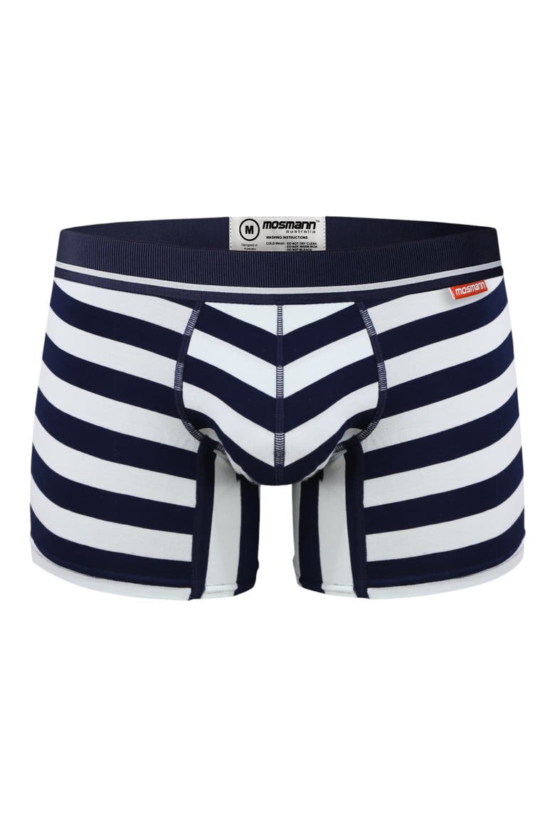 Men's Ultra-Soft Boxers, Alternate, color, Navy Stripe