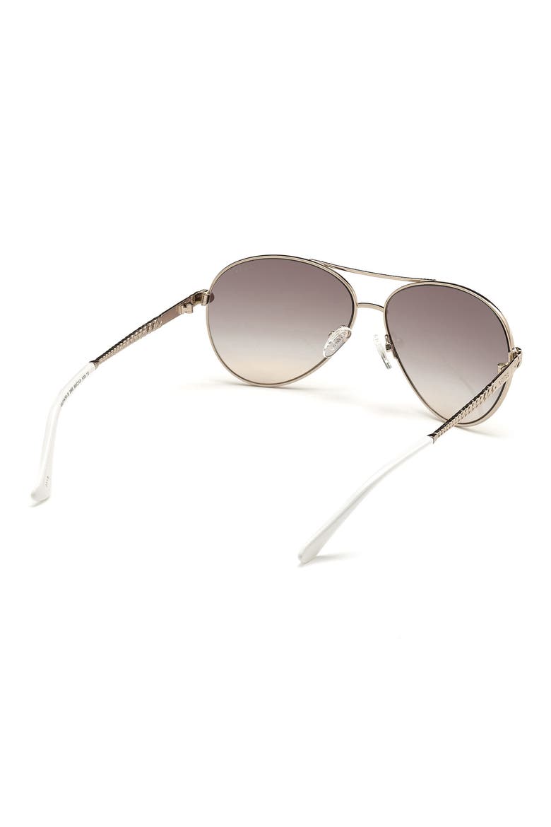 Pilot Sunglasses, Alternate, color, SHINY ROSE GOLD / BROWN