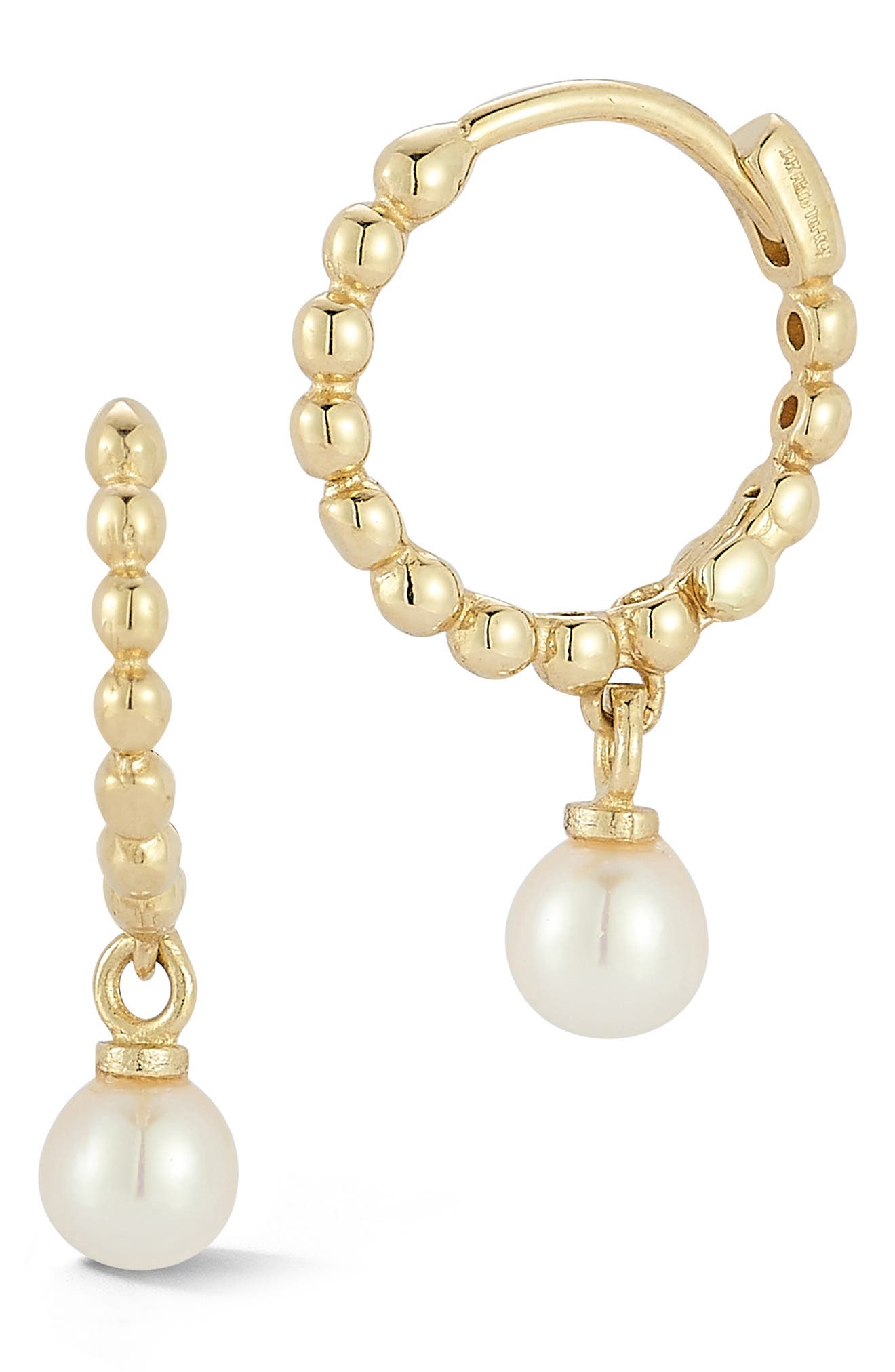 Ember Fine Jewelry Cultured Pearl Charm Earrings