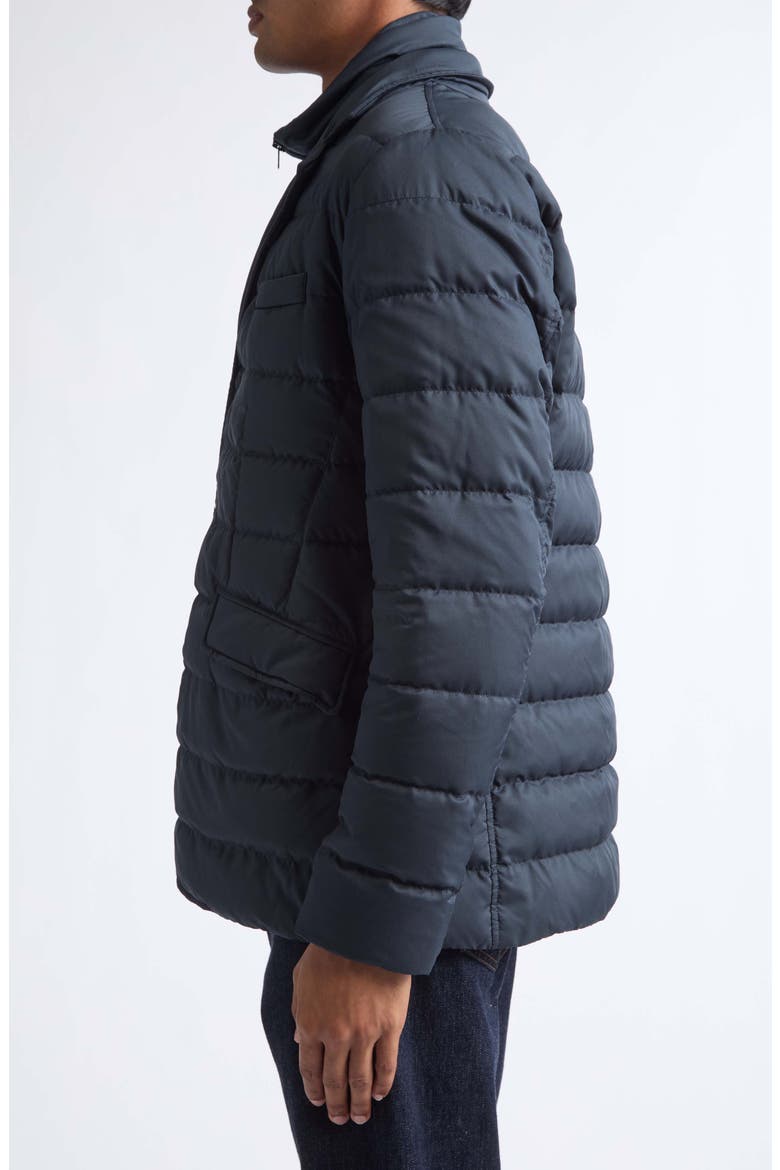 Quilted Down Blazer with Removable Bib, Alternate, color, 9200 NAVY