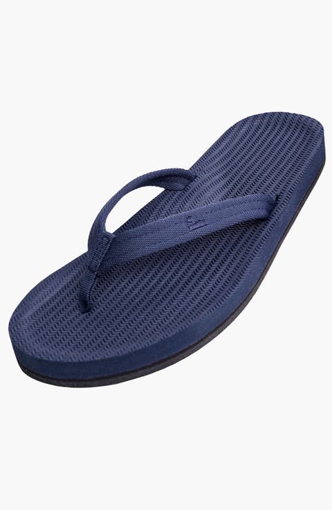 Responsibly-Made Tire Sole Easy Living Flip Flops (Female)