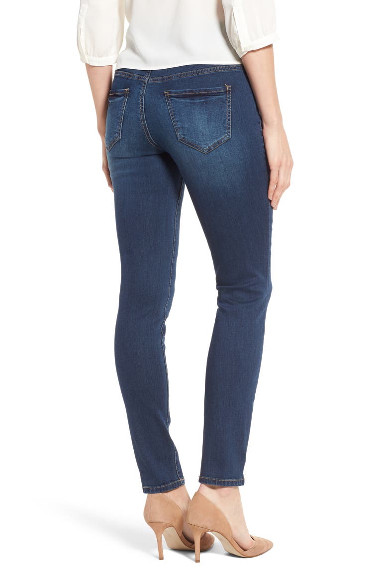 Jeans Nora Stretch Skinny Jeans, Alternate, color, MEDIUM INDIGO