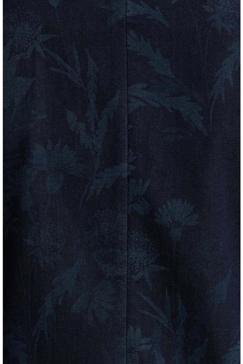 Oversize Denim Blazer, Alternate, color, SHADOW FLORAL