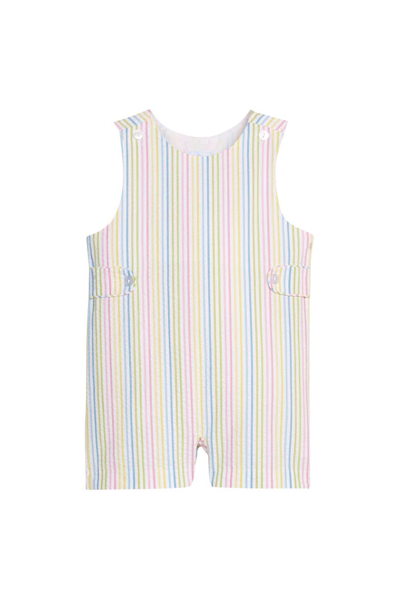 Kids' Button Tab John John, Main, color, Rainbow Stripe Seersucker