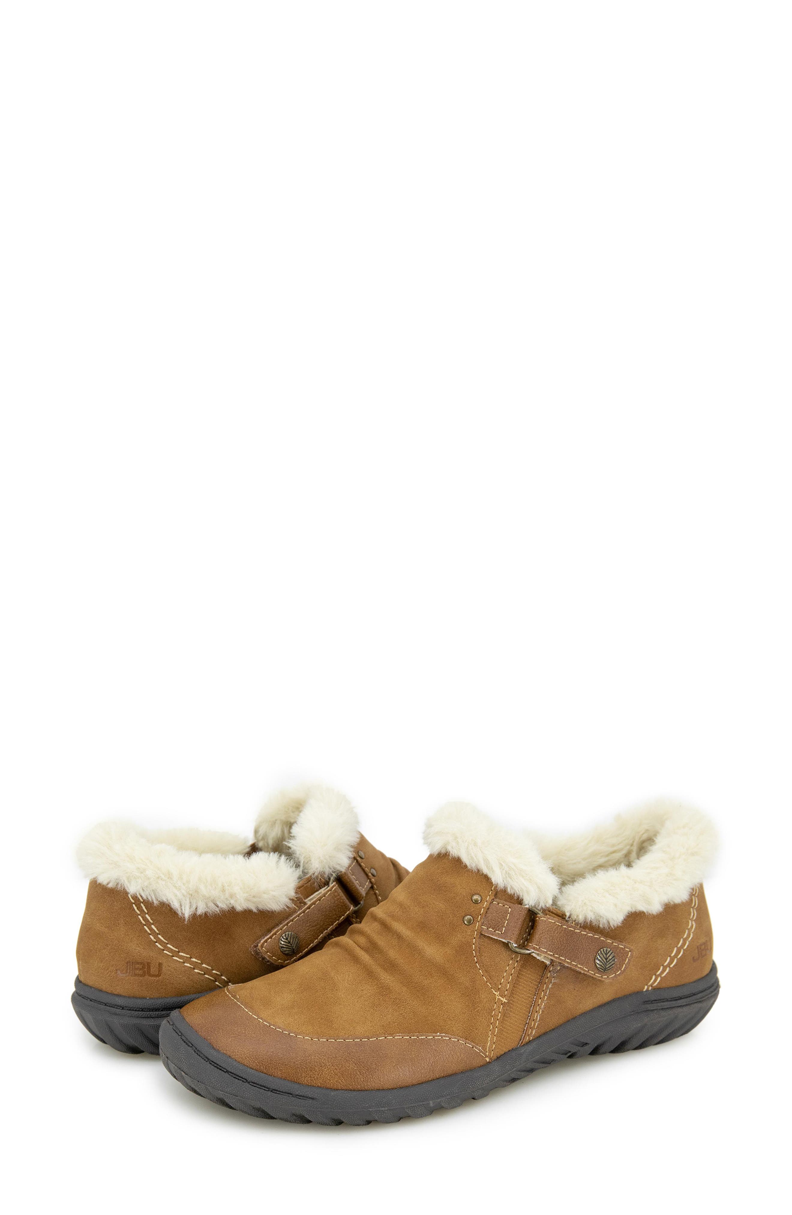 JBU Heather Faux Fur Lined Slip-On, Alternate, color, Tan