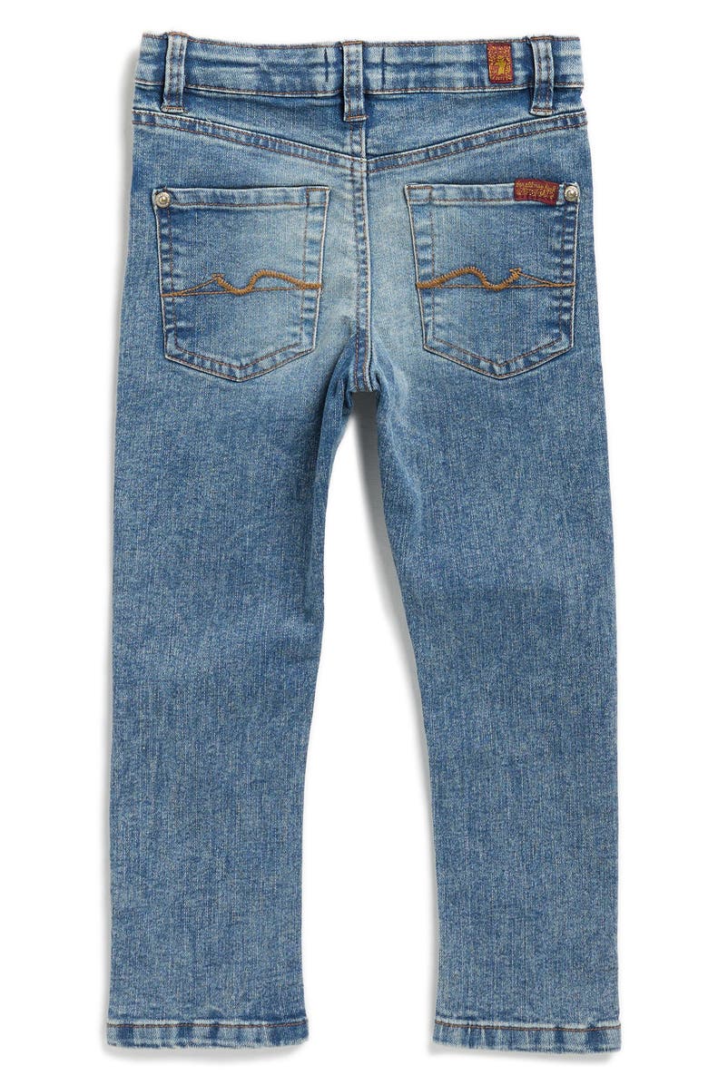 7 For All Mankind Kids' Plaid Button-Up Shirt & Jeans Set, Alternate, color, Sage