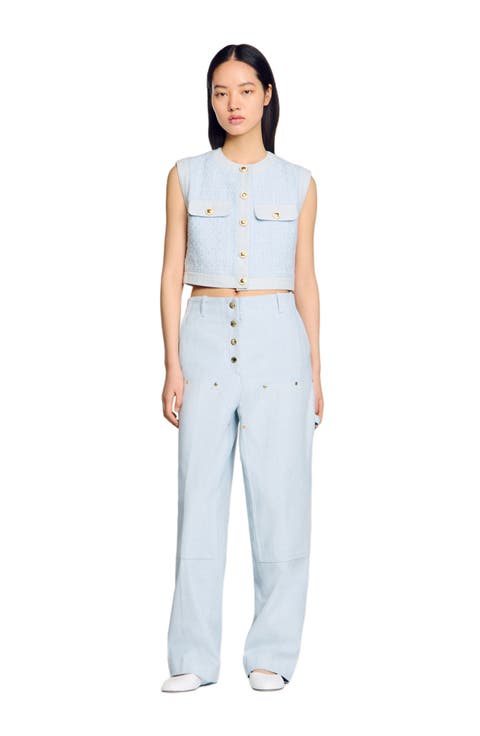 Shop Blue SANDRO Online | Nordstrom