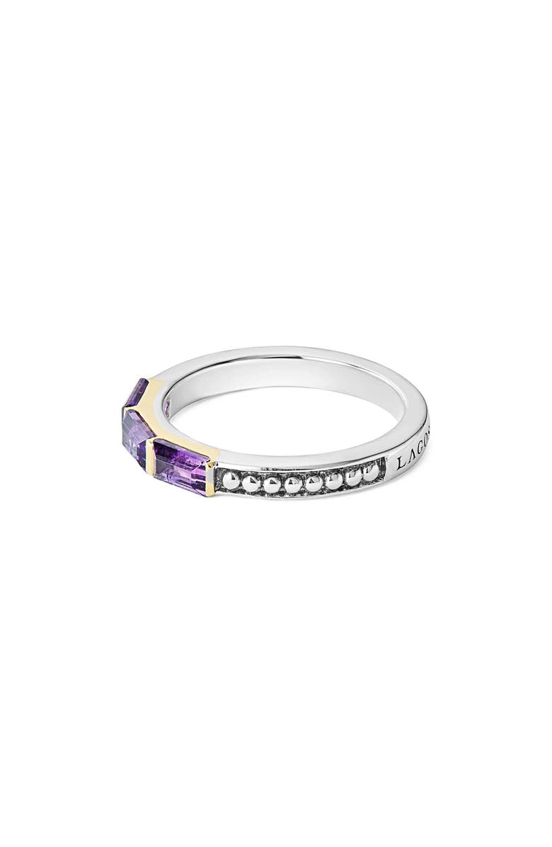 LAGOS Rittenhouse Amethyst Stacking Ring, Alternate, color, 