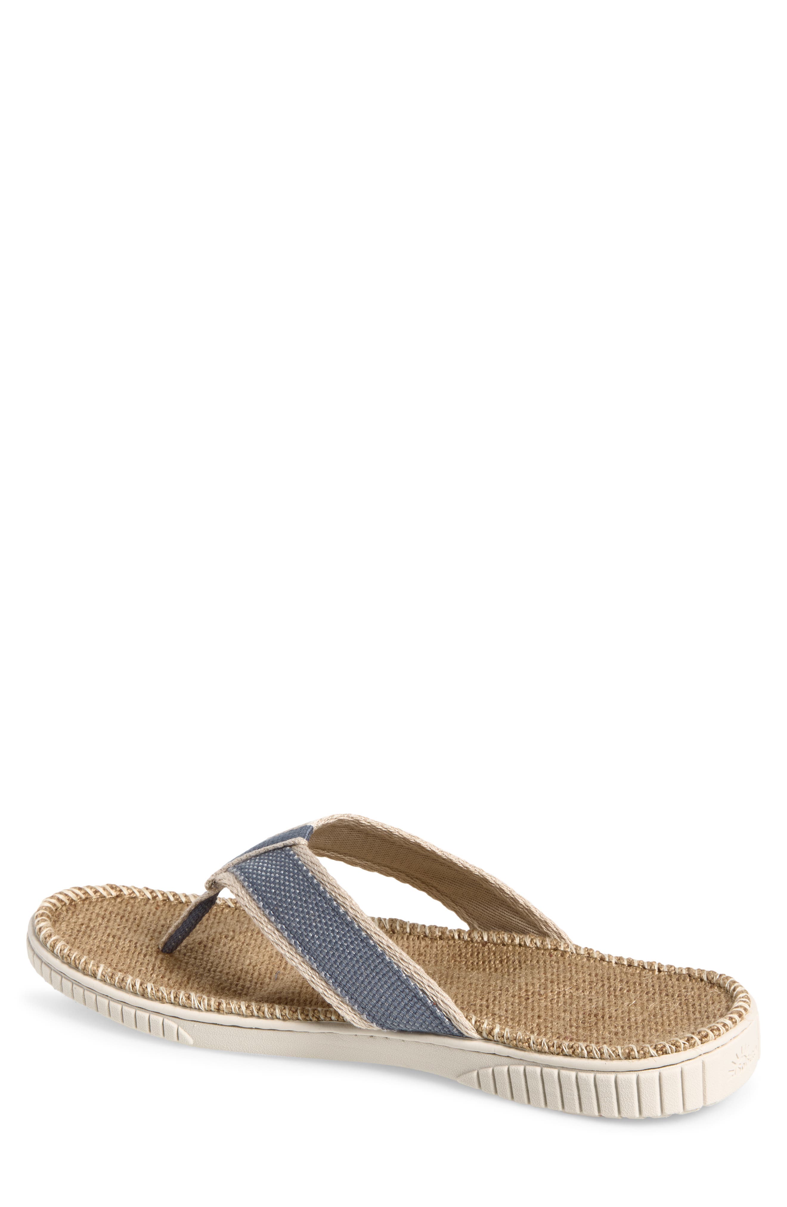 Avalon Nature's Weave Jute Flip Flop, Alternate, color, BLUE