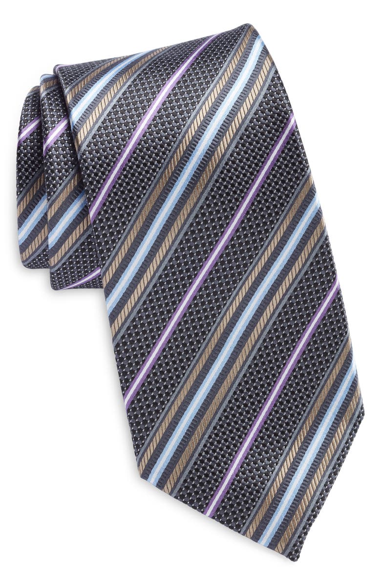 Nordstrom Stripe Silk Tie, Main, color,