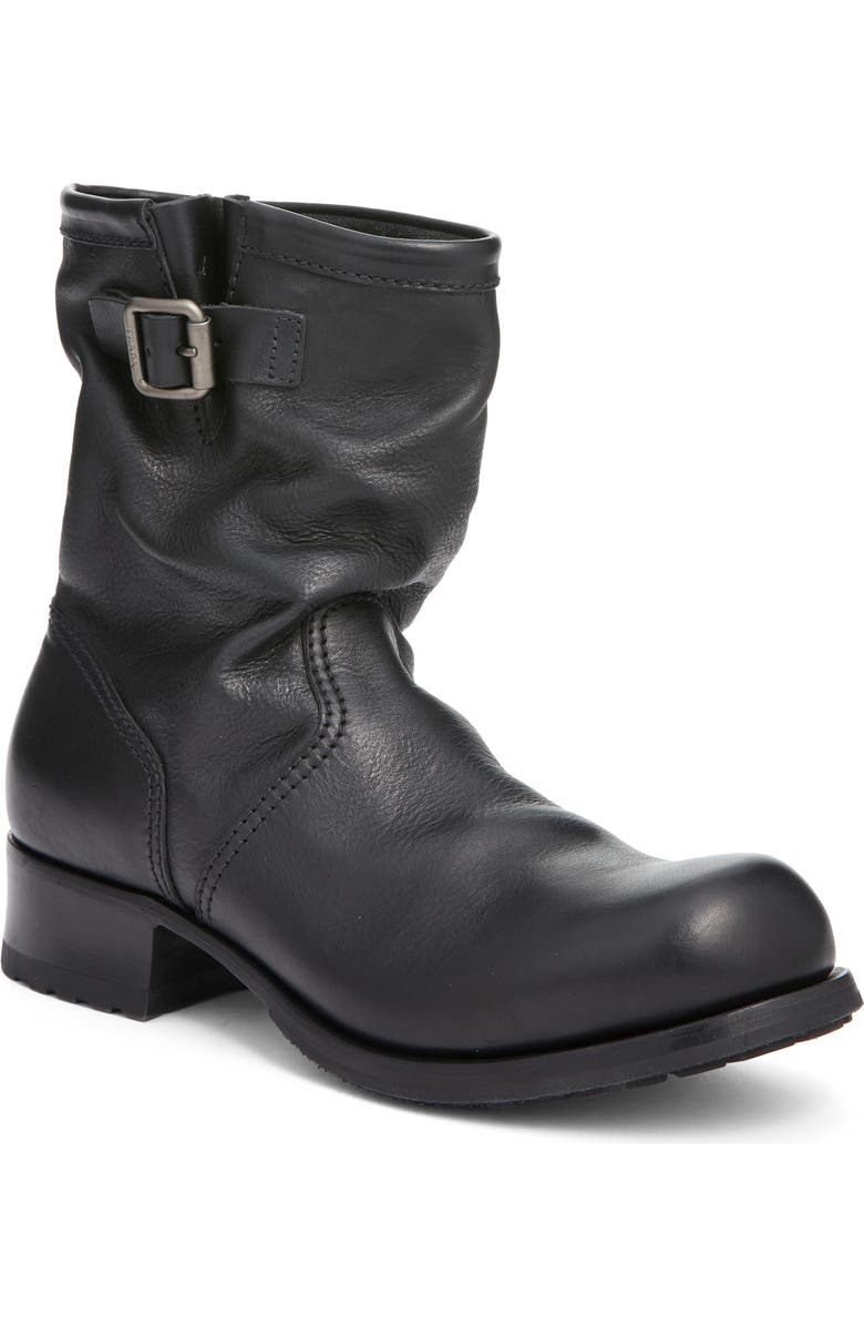 Prada Stivali Engineer Boot, Main, color, Nero