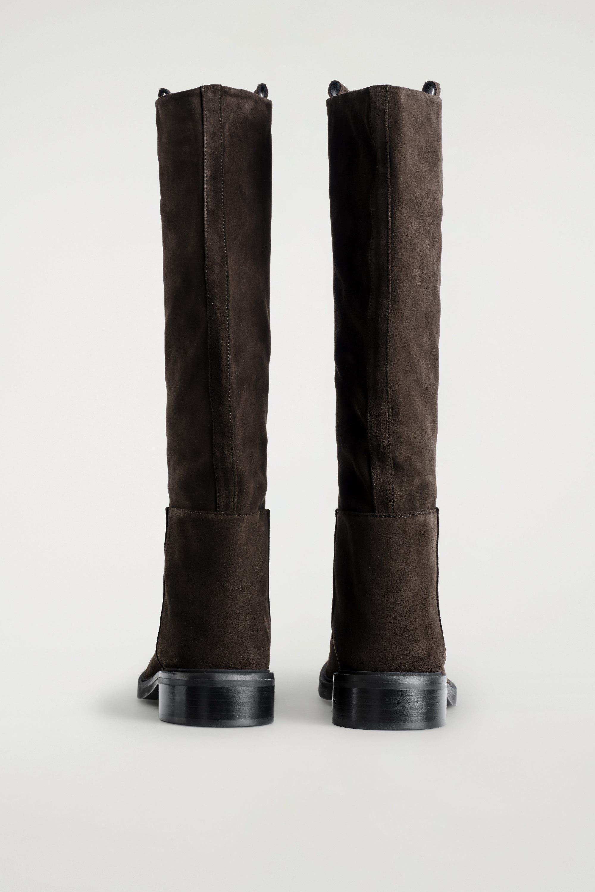 Suede Riding Boots, Alternate, color, BROWN