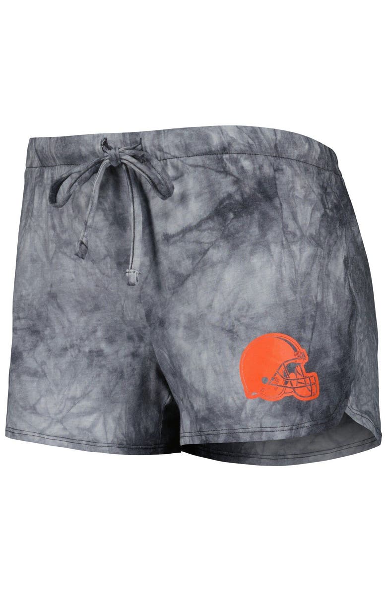 CONCEPTS SPORT Women's Concepts Sport Charcoal Cleveland Browns Billboard Scoop Neck Racerback Tank and Shorts Sleep Set, Alternate, color, Charcoal