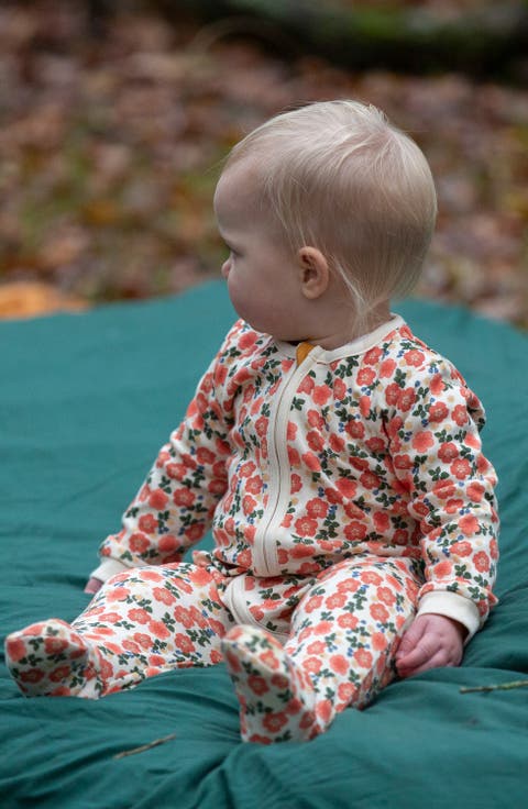 Kids' Petals Organic Cotton Footie