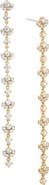 Nadri Cubic Zirconia Linear Drop Earrings