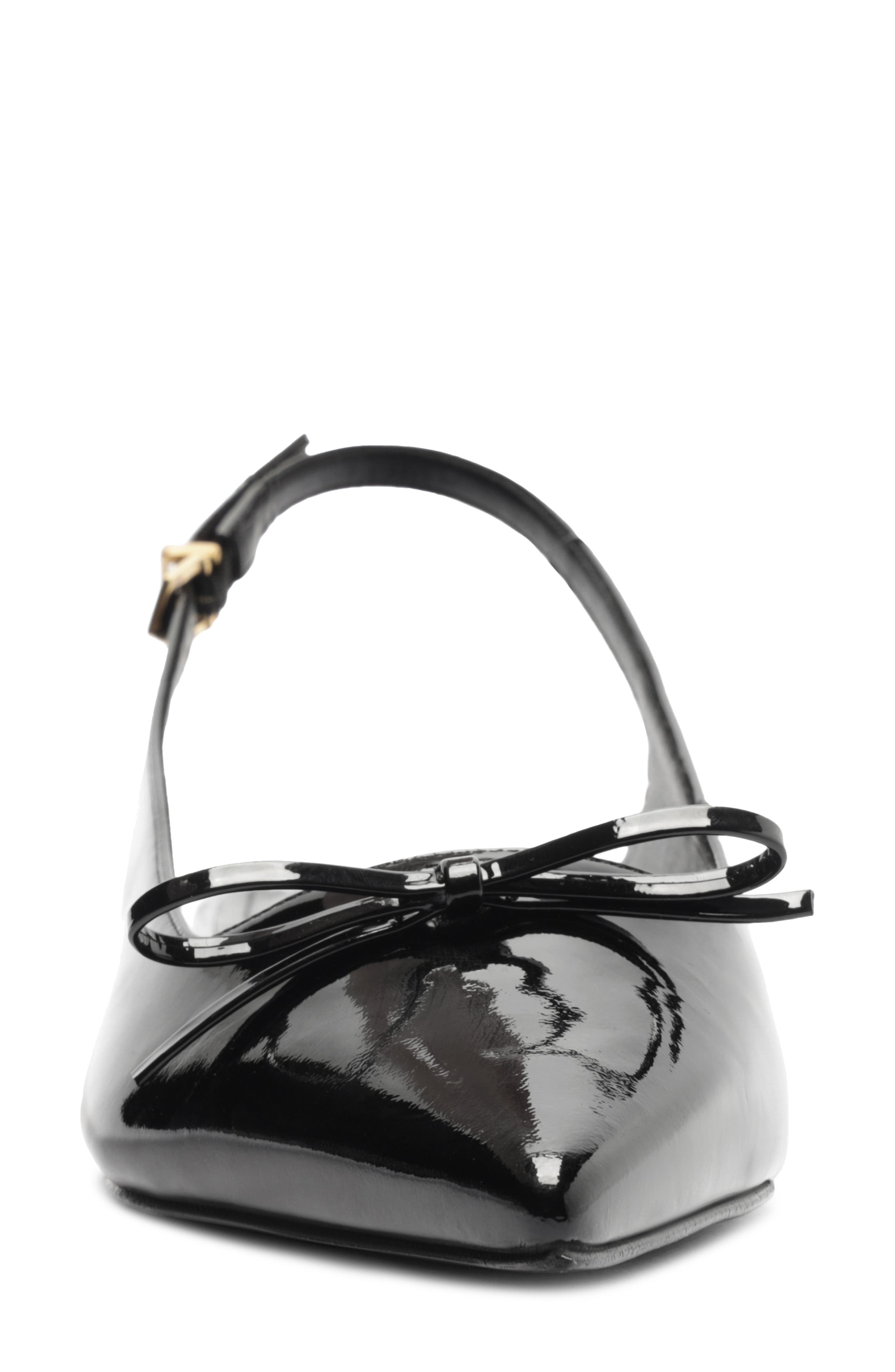 Schutz Violetta Sculpt Pointed Toe Slingback Flat, Alternate, color, 