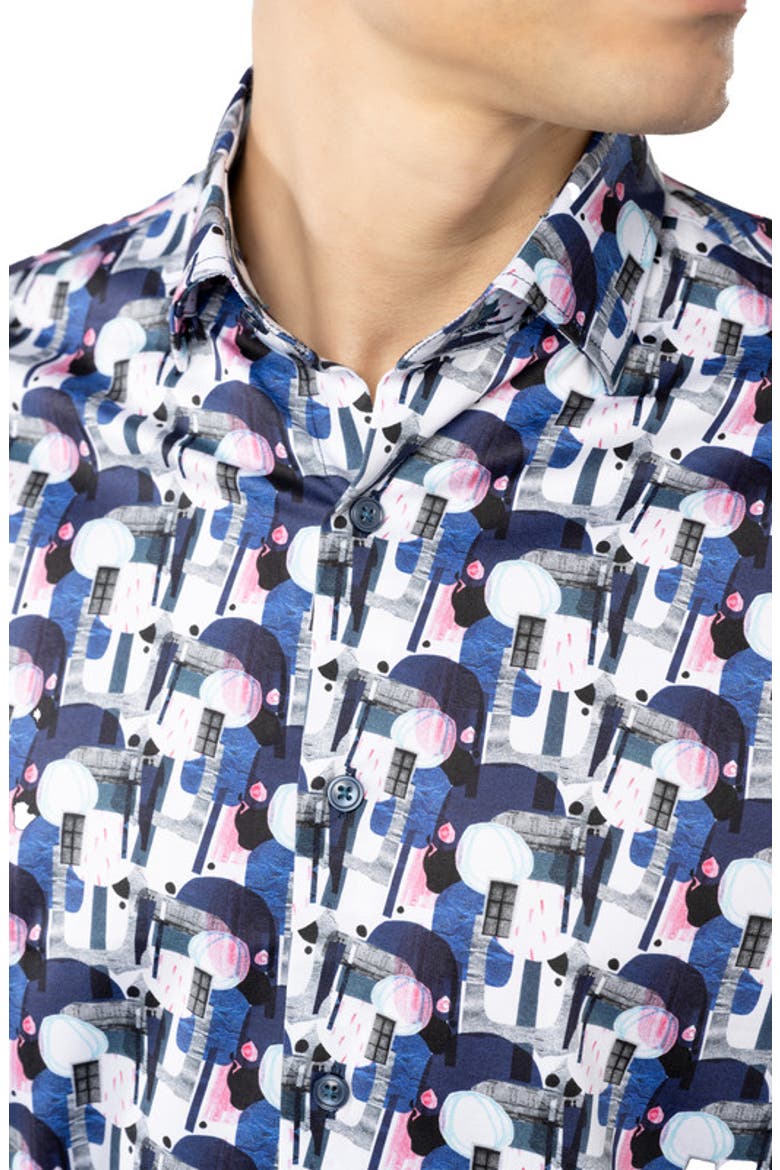 Multi Shapes Shirt, Alternate, color, Multi