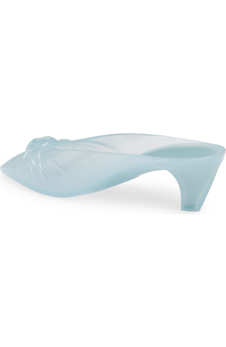 Chloé Jelly Peep Toe Kitten Heel Mule, Alternate, color, Spearmint