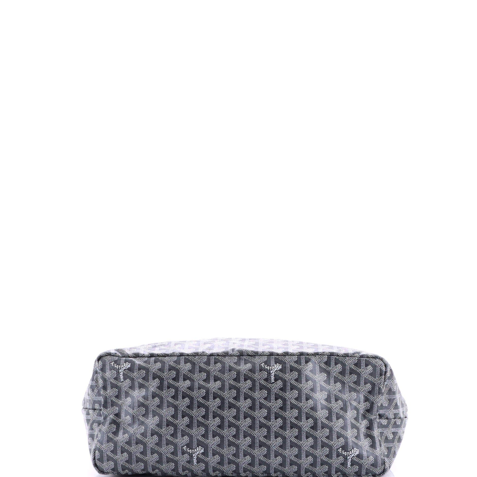 Pre-Owned Goyard Saint Louis Tote Coated Canvas PM, Alternate, color, Gray