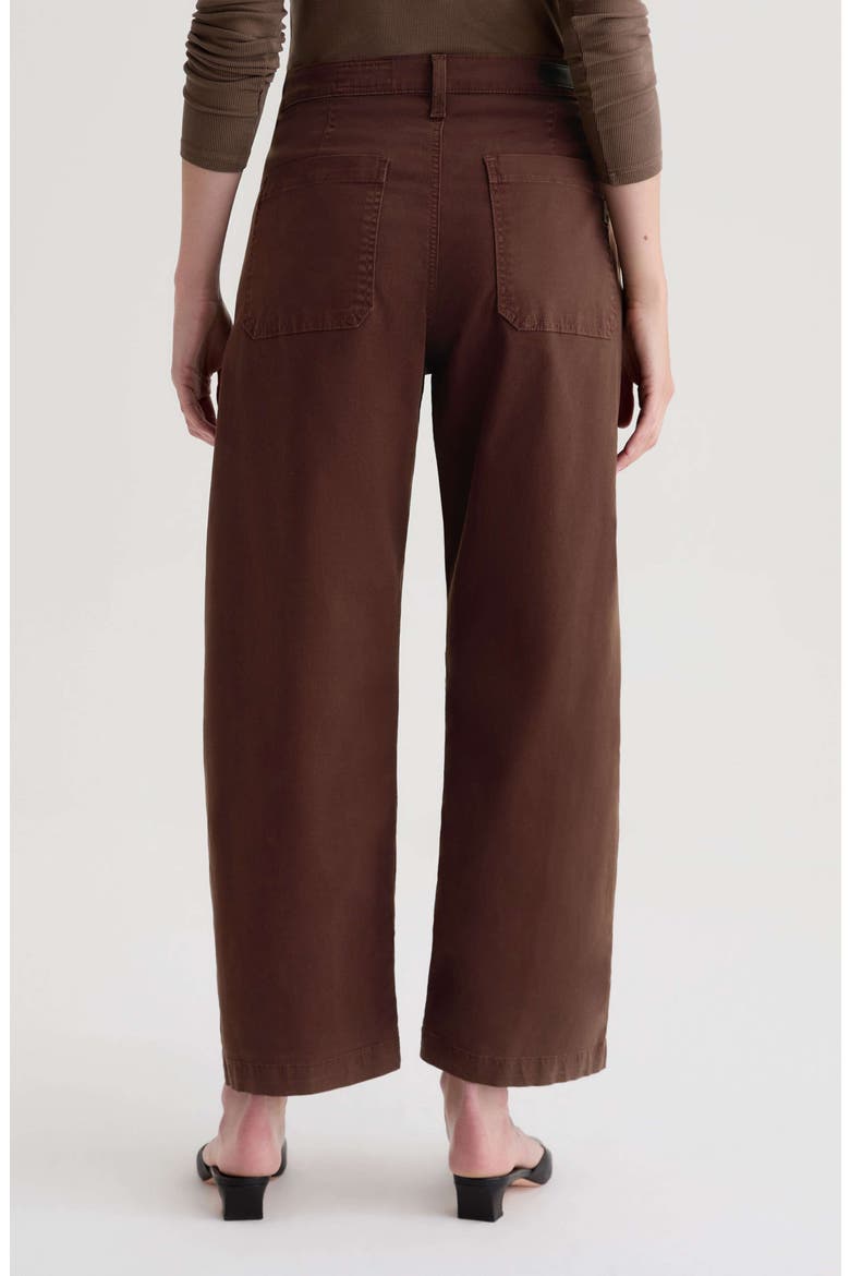 Fiona Ankle Barrel Leg Chinos, Alternate, color, COFFEE BEAN