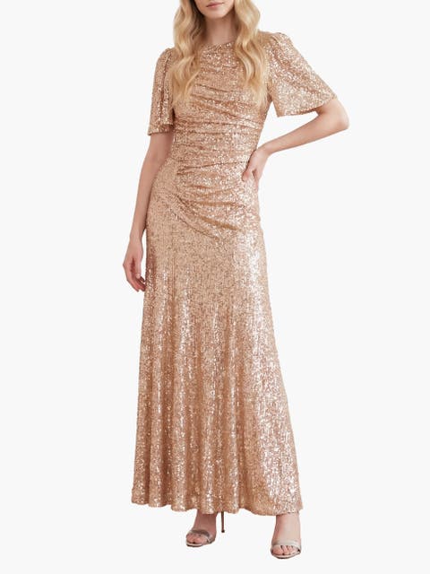 Valentina Round Neck Maxi Dress