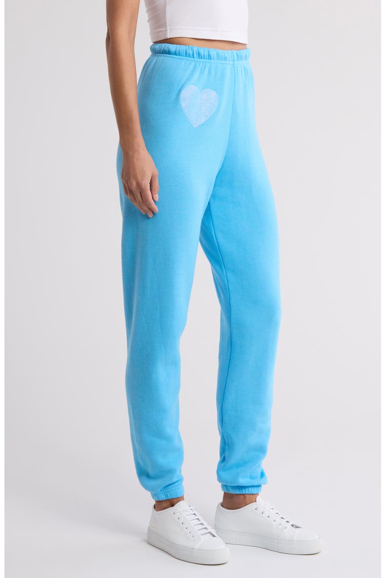 Glitter Heart Sweatpants, Alternate, color, SKY/ BLUE