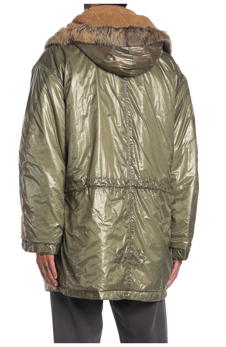 YEEZY Faux Fur Anorak Jacket, Alternate, color, 