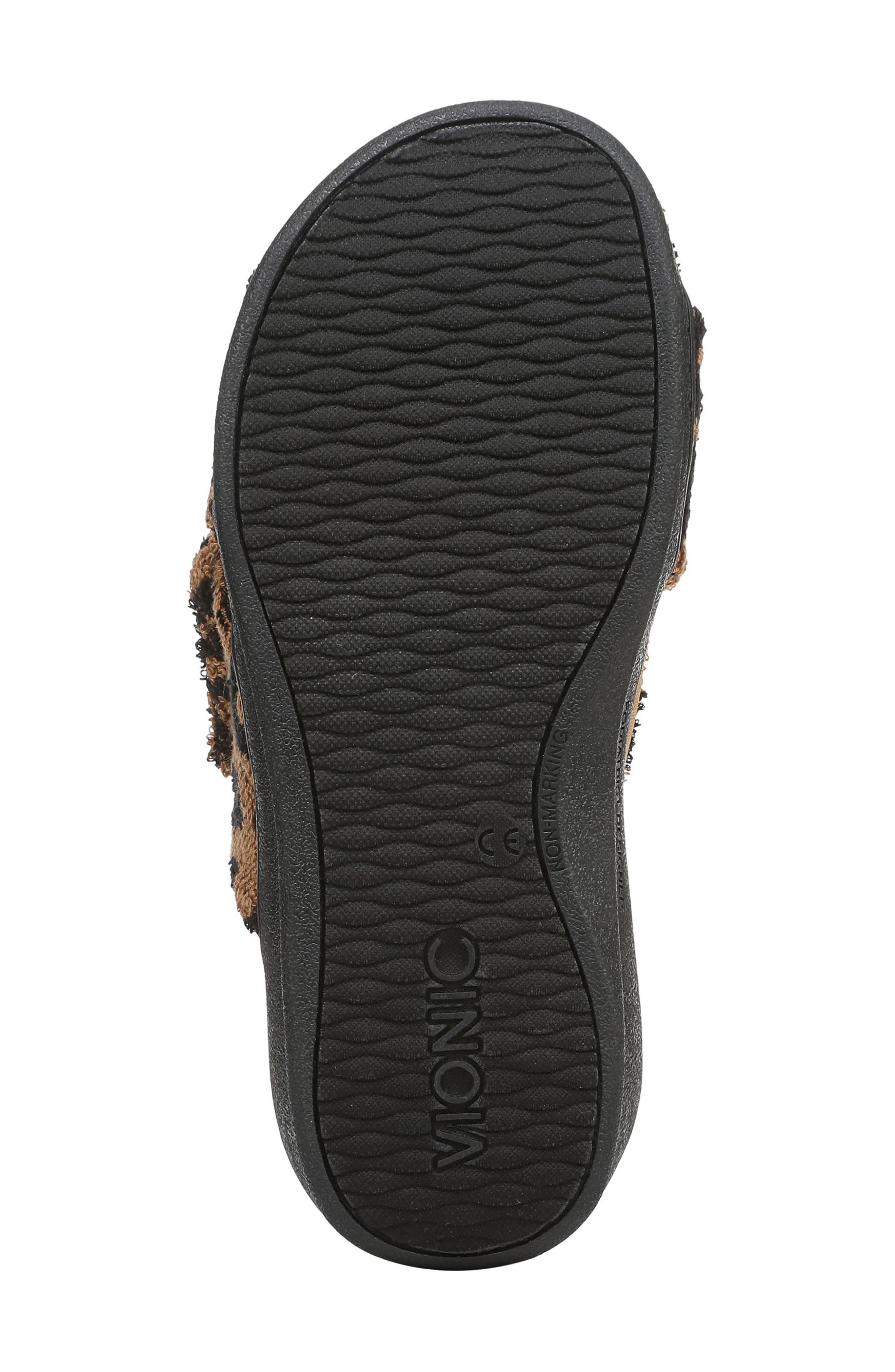 Vionic Relax II Plush Slide Sandal, Alternate, color, Brown Multi