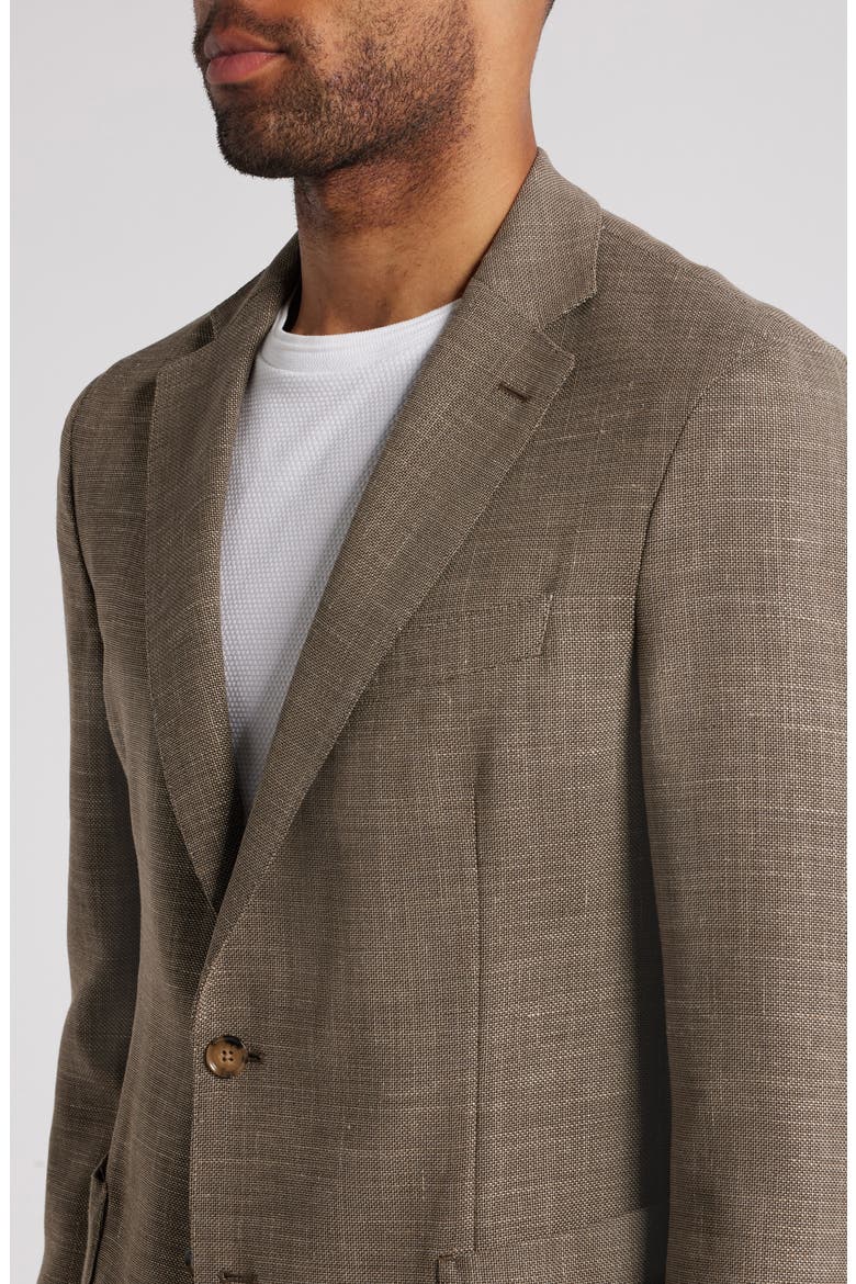 Hanry Slub Stretch Sport Coat, Alternate, color, OPEN BEIGE