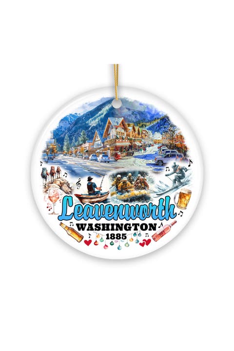 Leavenworth 1885 Alpine Village Ornament - Version 2