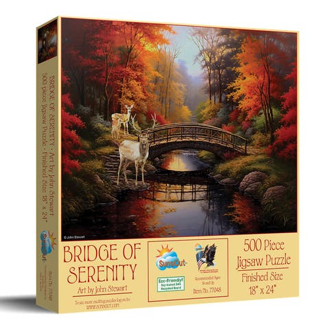 Bridge of Serenity 500 piece Jigsaw Puzzle for Adults