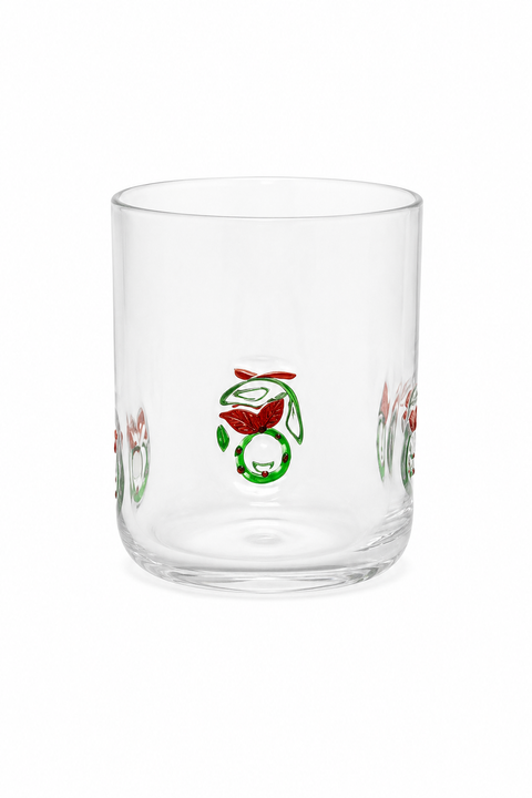 Wreath Icon Glass, Set of 4