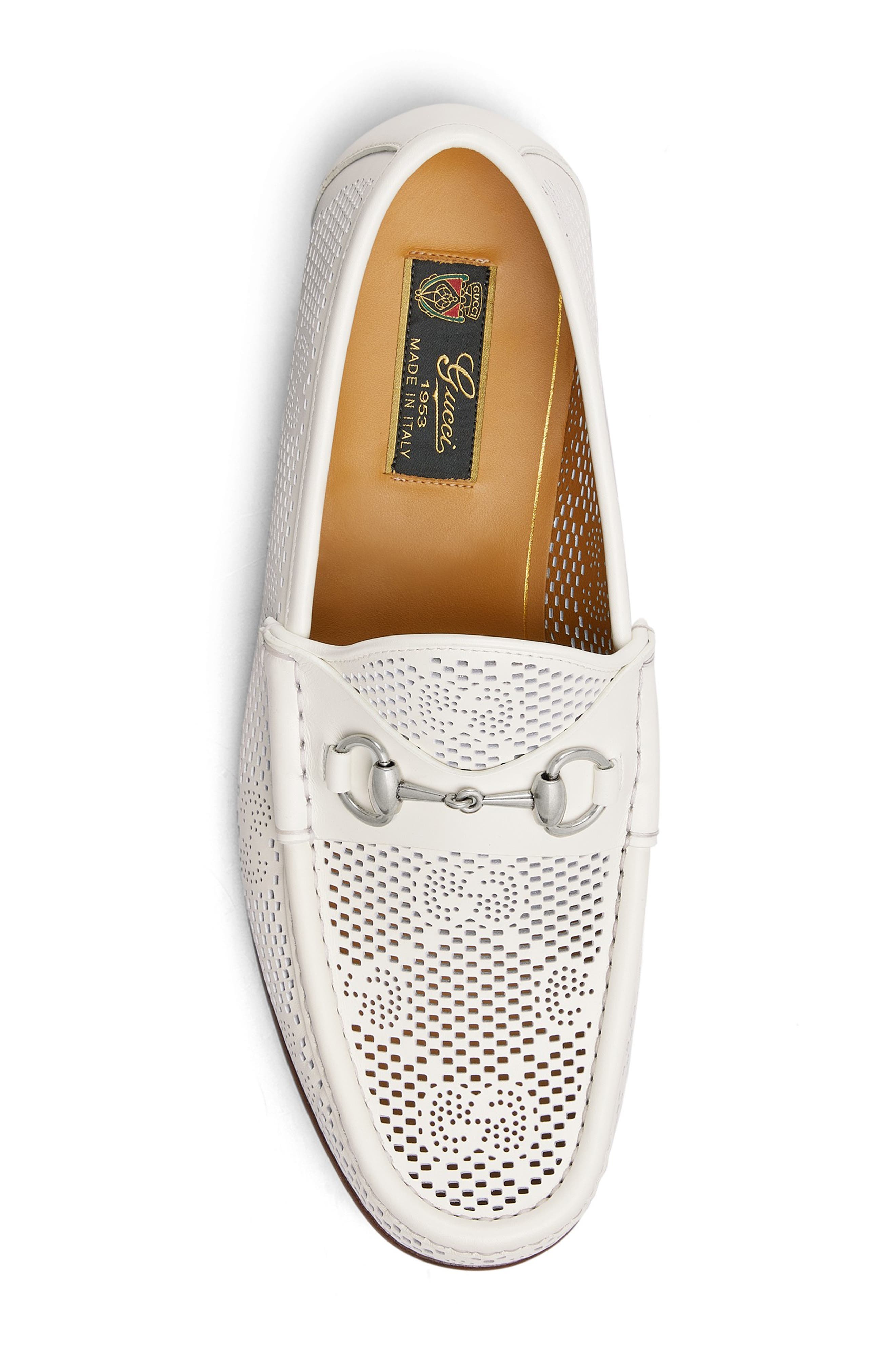 Gucci Horsebit 1953 Perforated Loafer, Alternate, color, 