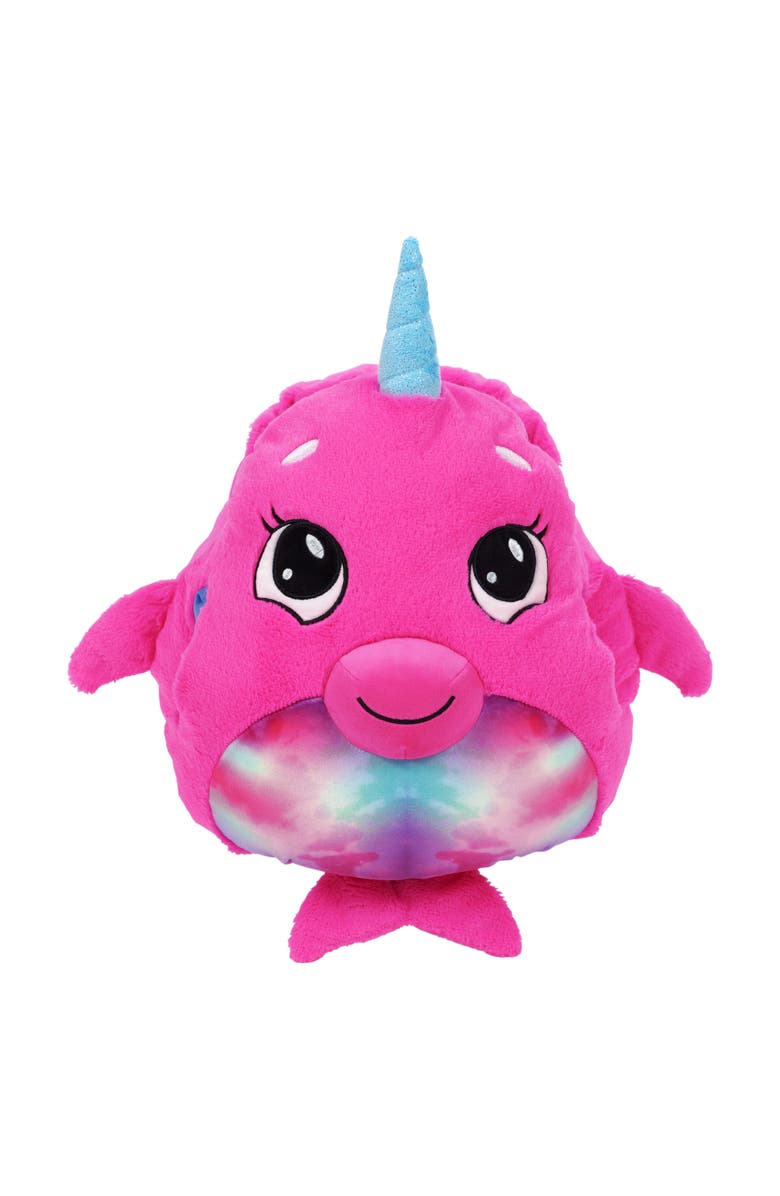 Mushabelly J∙Animals Plush Pink Narwhal Large, Main, color, Pink