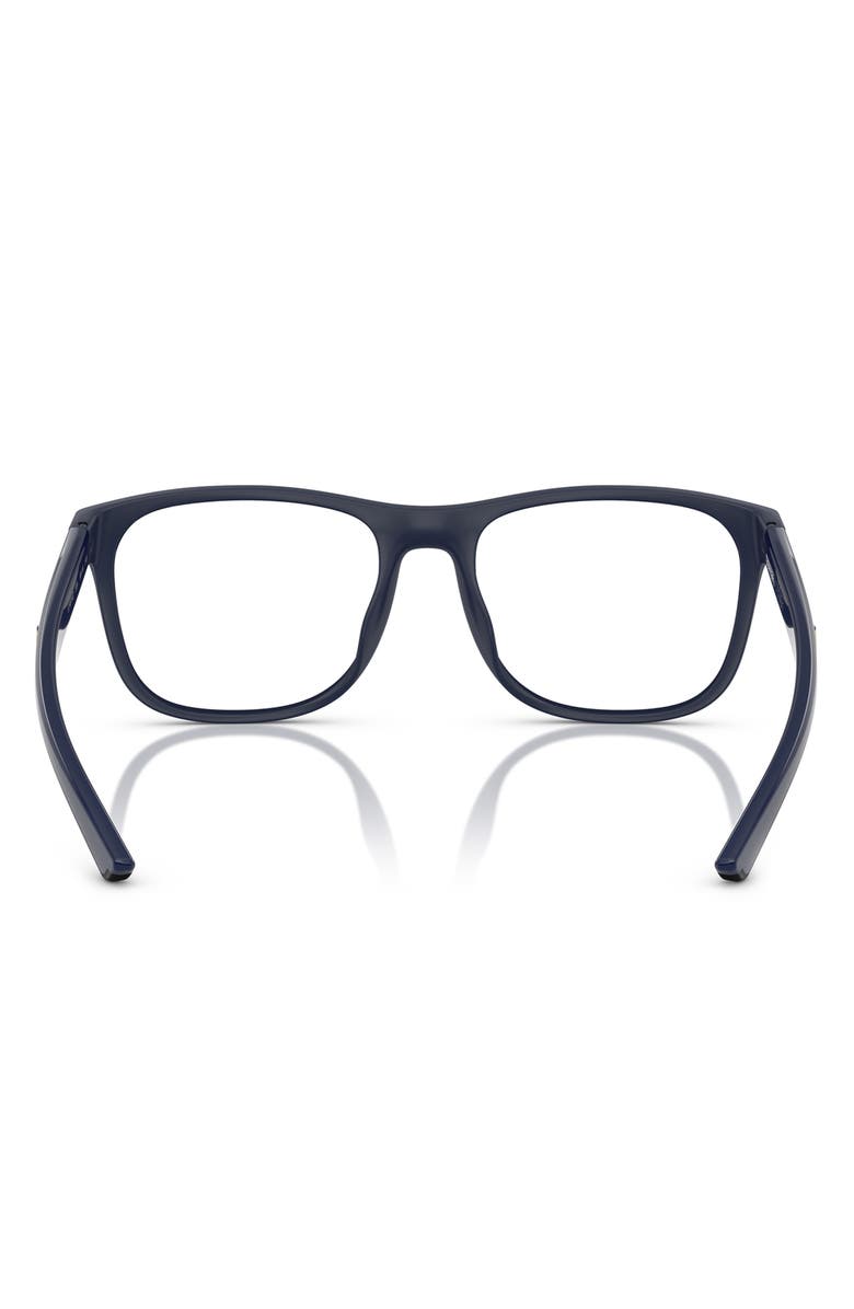 Scuderia Ferrari 54mm Square Optical Glasses, Alternate, color, Matte Blue