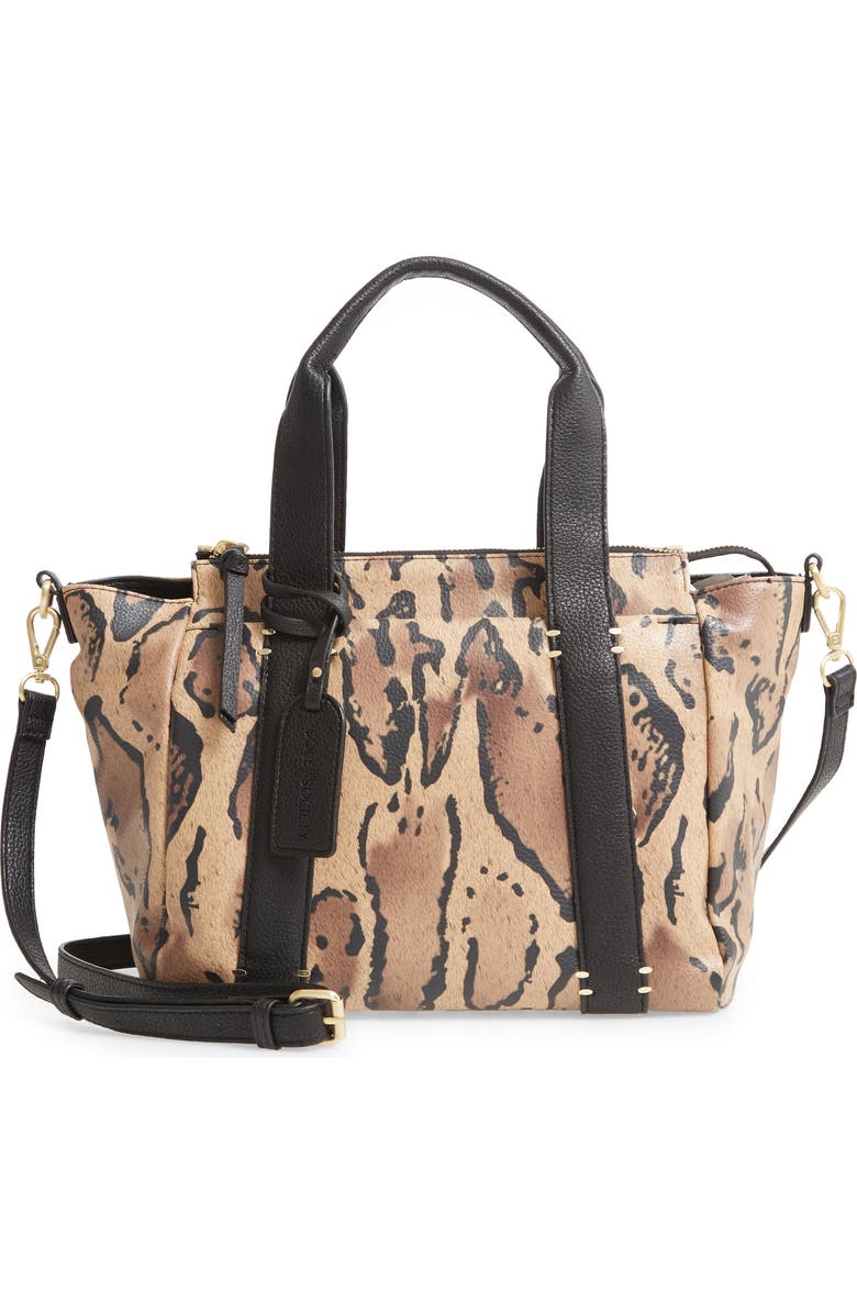 Sole Society Kwaye Faux Leather Satchel, Main, color,