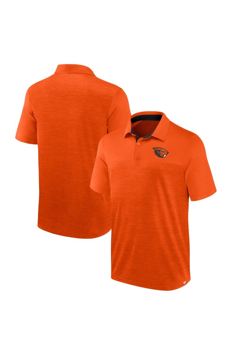 FANATICS Men's Fanatics Branded Heather Orange Oregon State Beavers Classic Homefield Polo, Main, color, Heather Orange