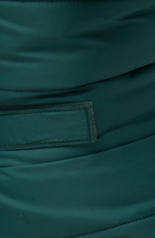 Barbour Baffle Quilted Dog Coat In Green