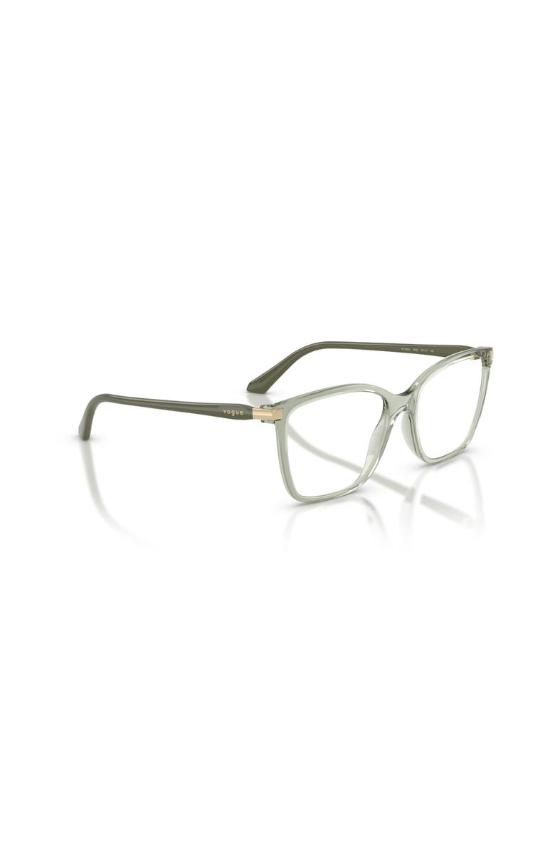 Vogue Eyewear 51mm Square optical glasses, Alternate, color, Green