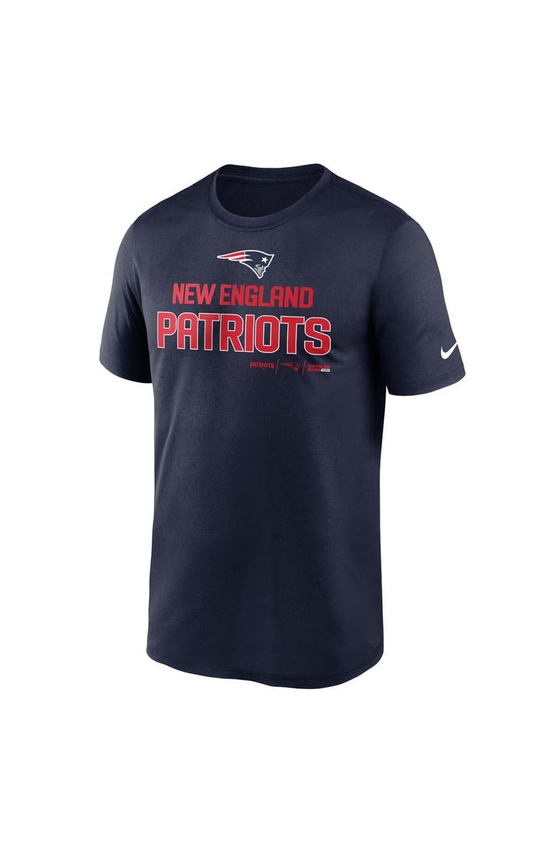Nike Men's Nike Navy New England Patriots Legend Community Performance T-Shirt, Alternate, color, Navy