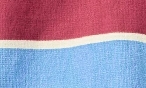 English Factory Stripe Polo Shirt In Brown