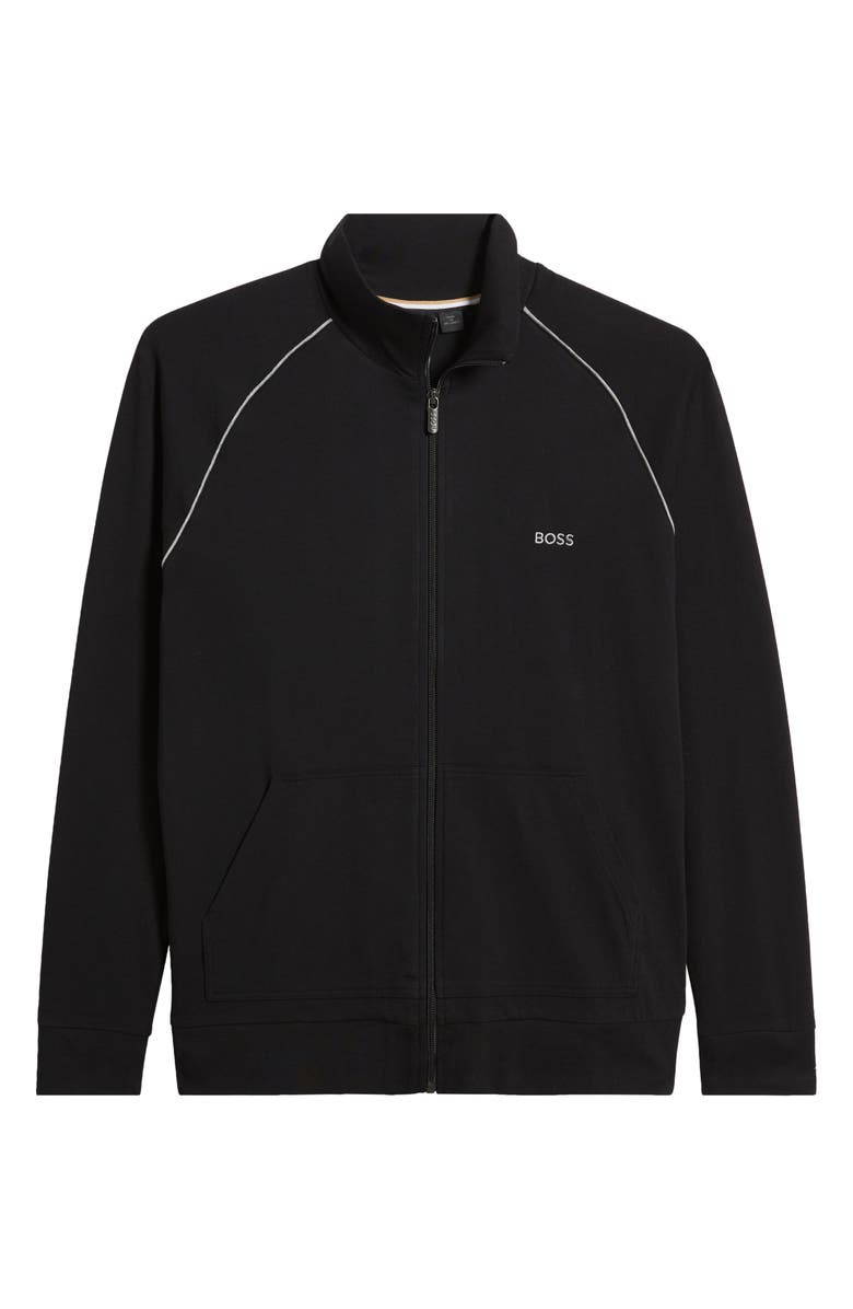 BOSS Mix Match Zip Jacket, Alternate, color, Black