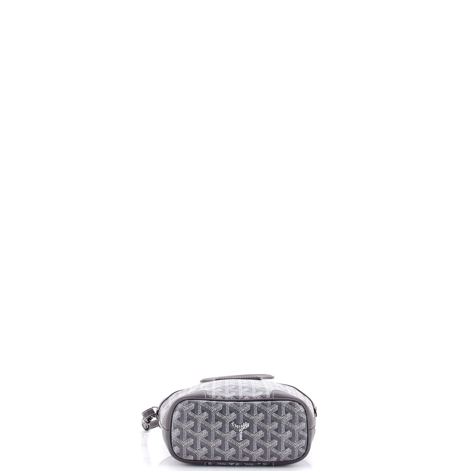 Pre-Owned Goyard Beluga Bag Coated Canvas Mini, Alternate, color, Gray